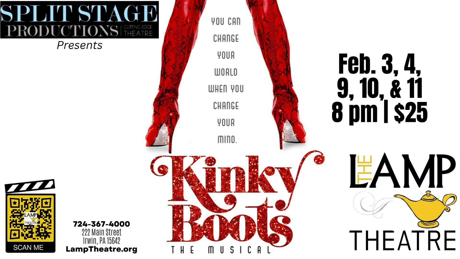 Kinky Boots - The Musical by Split Stage Productions, Irwin, Pennsylvania, United States