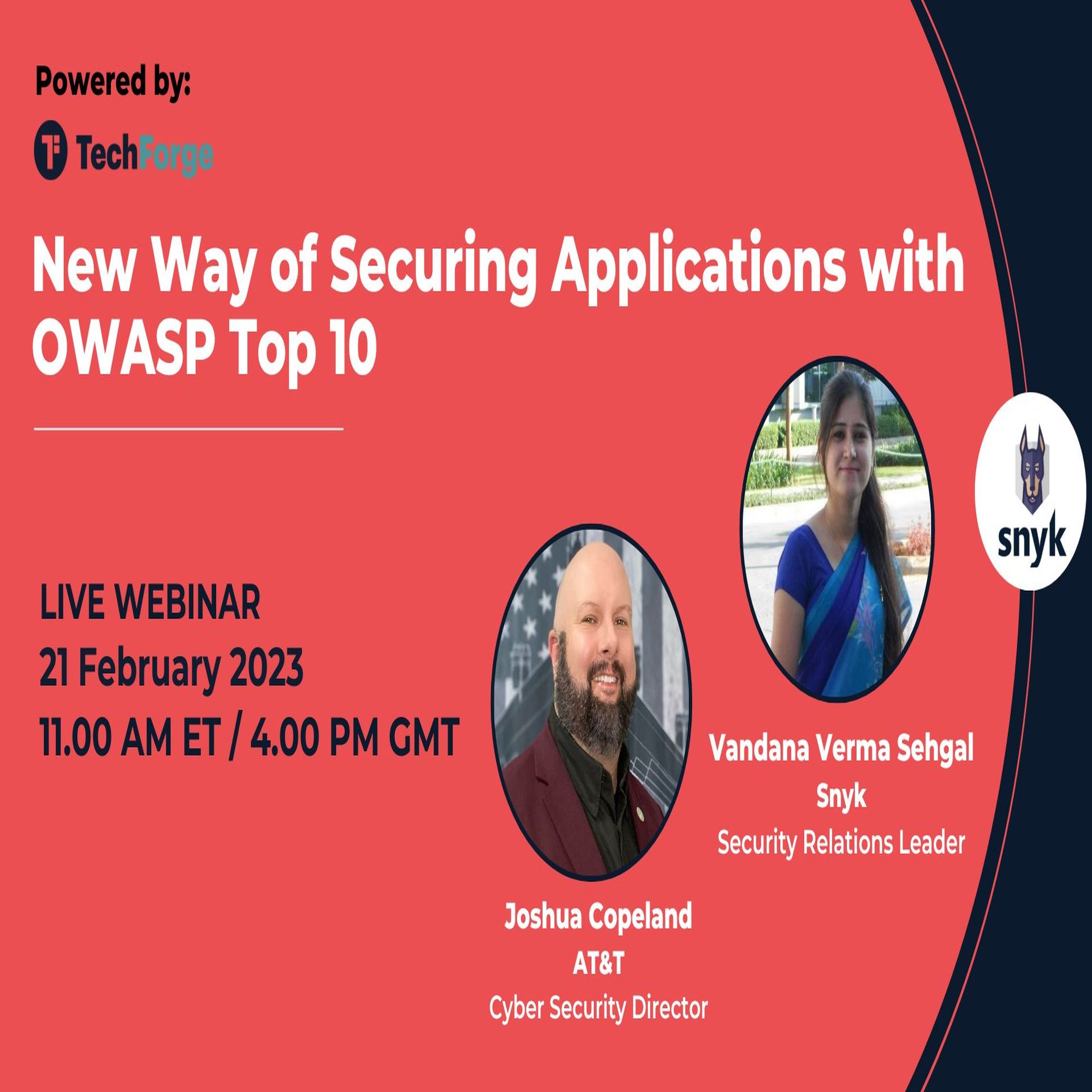 Webinar - New Way of Securing Applications with OWASP Top 10, Online Event