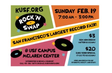 KUSF ROCK N SWAP RECORD FAIR, San Francisco, California, United States