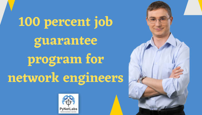 100 percent job guarantee program for network engineers, Online Event