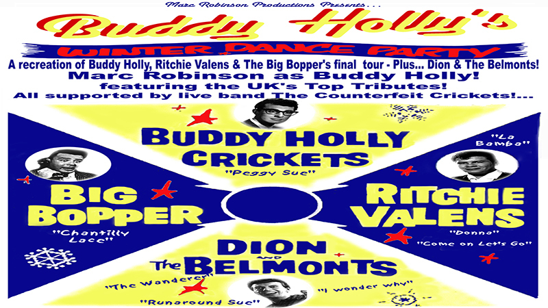 Buddy Holly's Winter Dance Party Show, Exmouth, England, United Kingdom