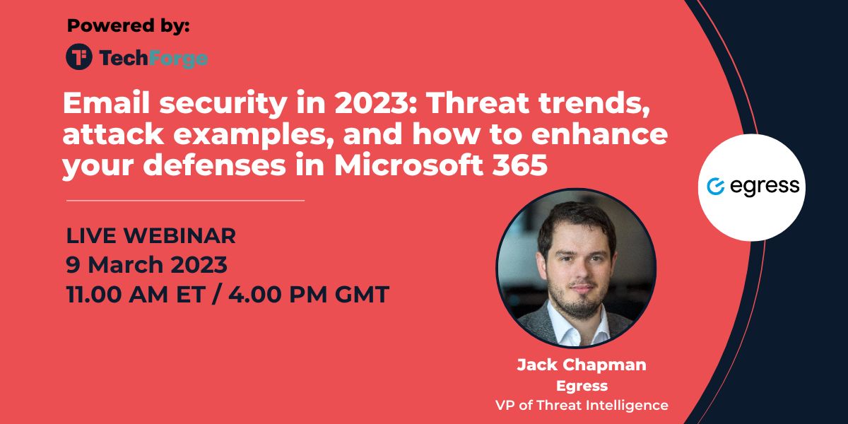 Webinar - Email security in 2023, Online Event