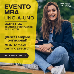 Descubra Su MBA El 11 De Marzo En Lima