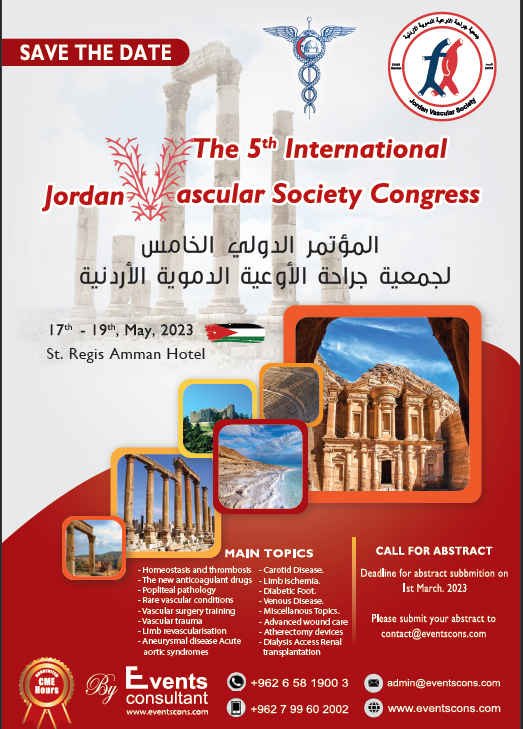 the 5th International Jordan Vascular Society Congress, Amman, Jordan