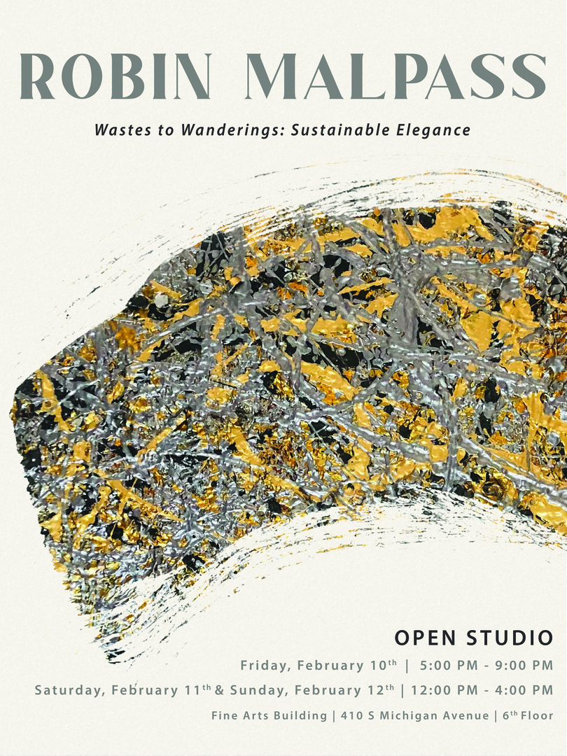 Open Studio | Robin Malpass: "Wastes of Wanderings: Sustainable Elegance", Chicago, Illinois, United States