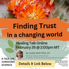 Finding Trust in a Changing World - Healing Talk Online - Feb 26 @ 2:00 MT
