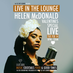 Helen McDonald Live In The Lounge Valentines Special, Free Entry