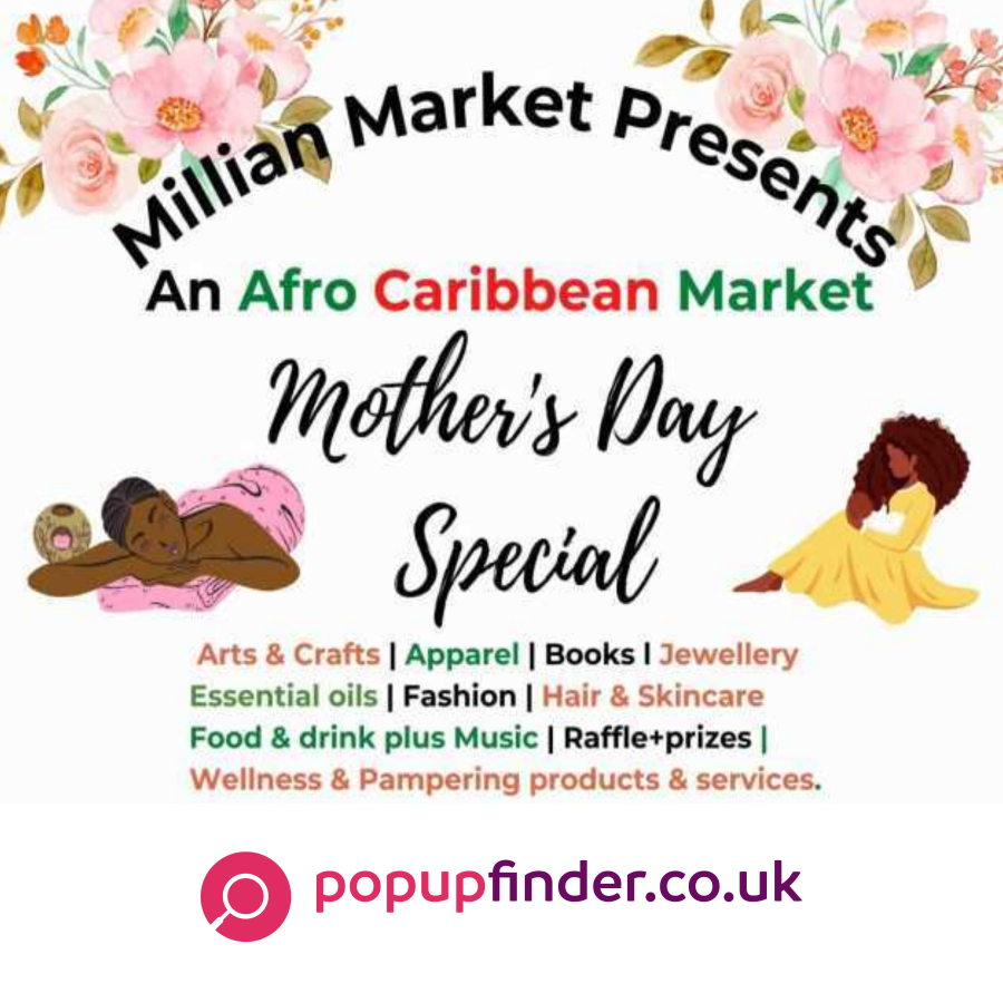 An Afro Caribbean Market - Mothers Day Special -18th March, Wembley., Wembley, England, United Kingdom