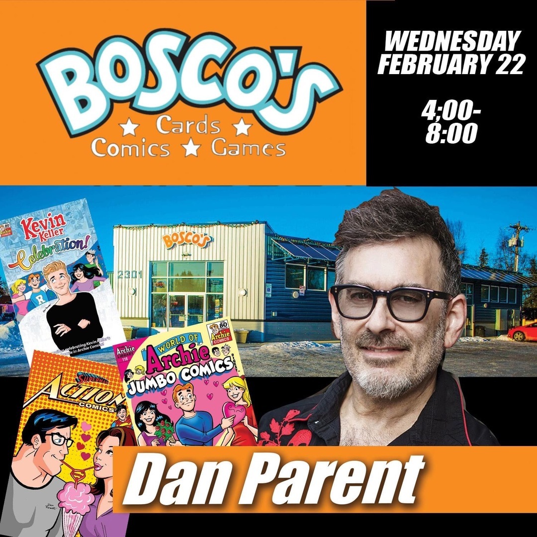 Archie Comic Artist and Writer Dan Parent at BOSCO'S!, Anchorage, Alaska, United States
