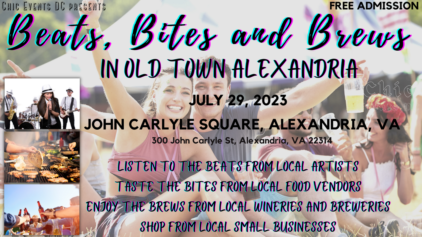 Beats, Bites and Brews in Old Town Alexandria, Alexandria City, Virginia, United States