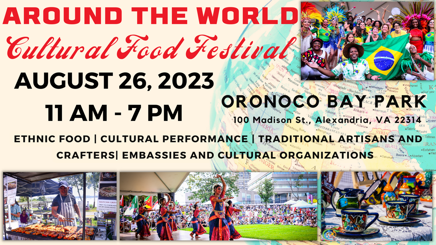 2023 Around The World Cultural Food Festival, Alexandria City, Virginia, United States