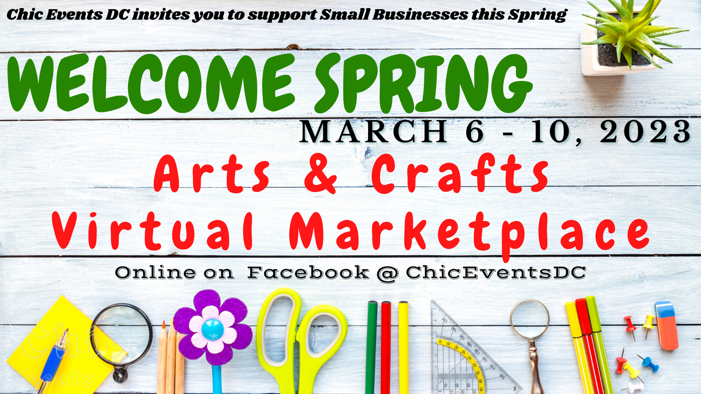 Welcome Spring Arts&Crafts Virtual Marketplace, Online Event