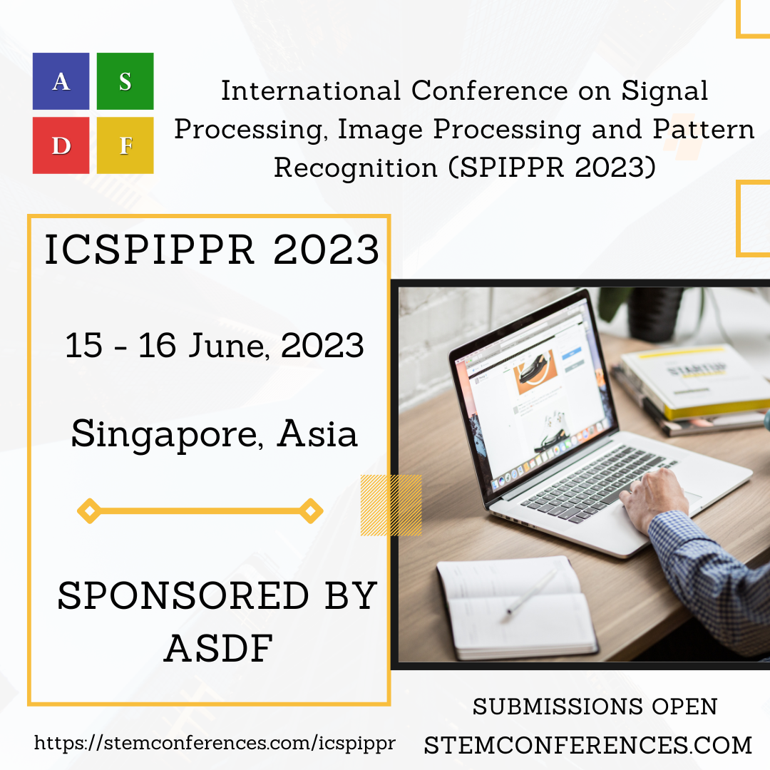 International Conference on Signal Processing, Image Processing and Pattern Recognition 2023, Singapore