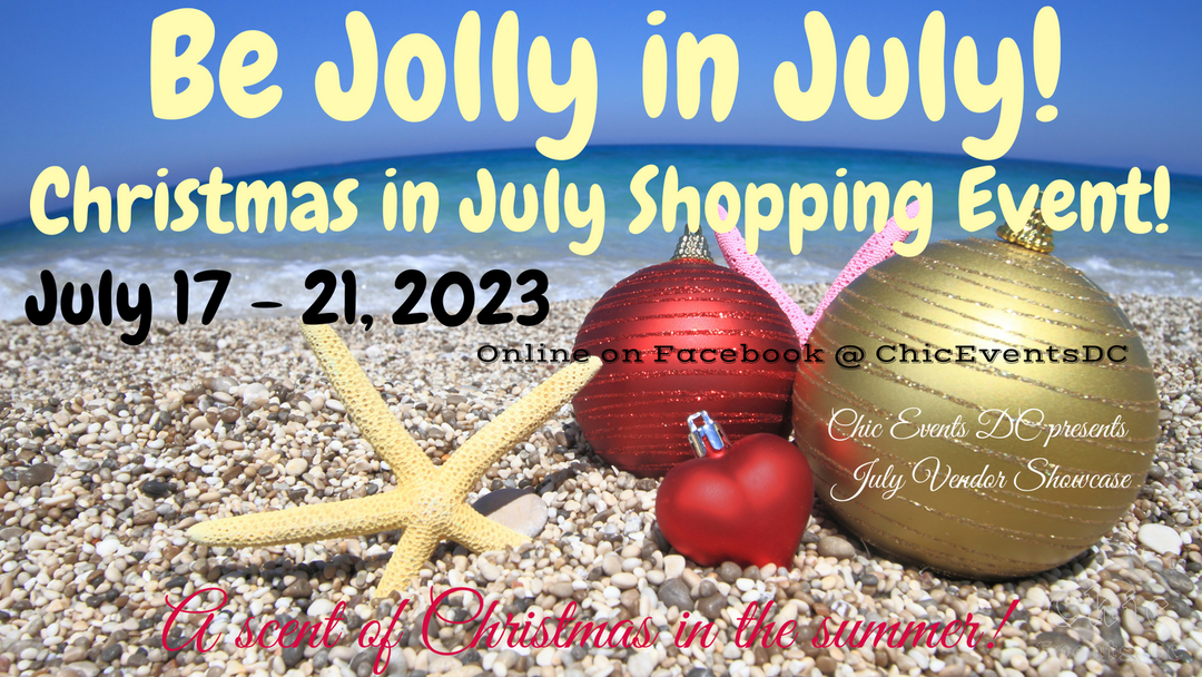 July Virtual Vendor Showcase ~ Christmas in July, Online Event