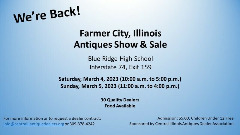 Farmer City Antiques Show, Farmer City, Illinois, United States