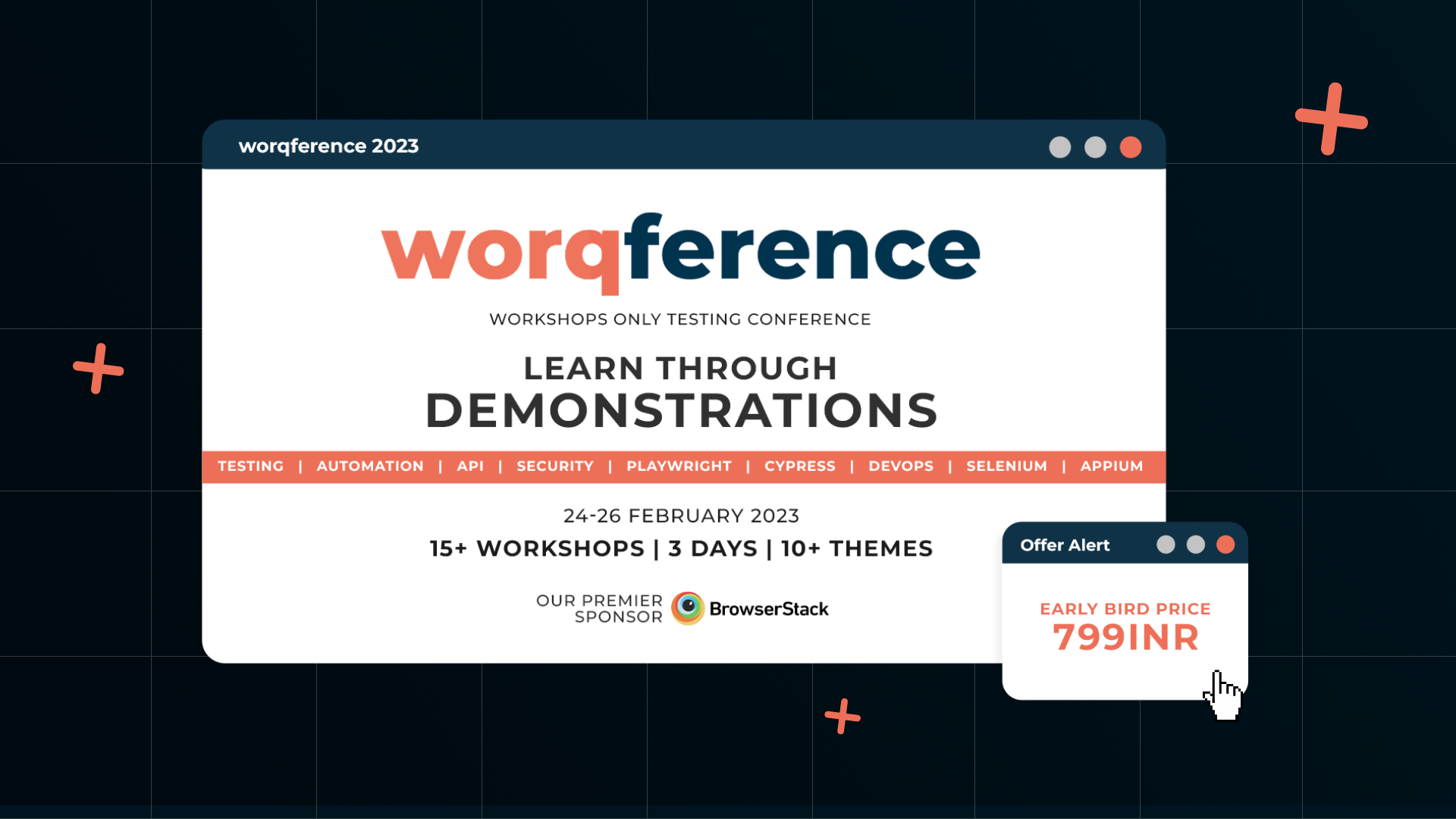 Worqference | 17 Live Workshops for Testers, Online Event