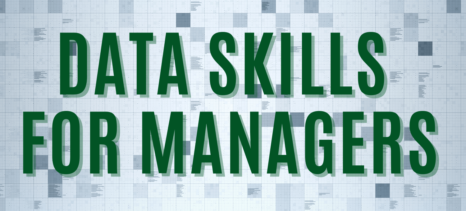 Data Skills for Managers, Online Event
