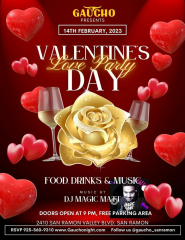 Valentine’s Day Love Party 2023 at Gaucho Nightclub San Ramon