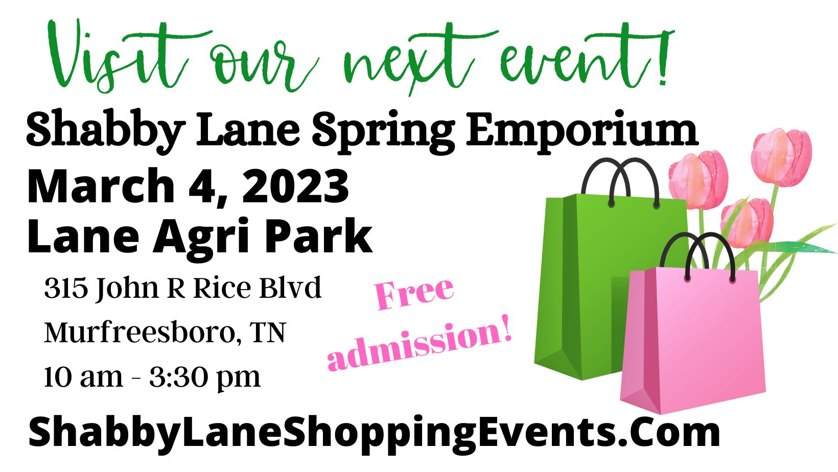 Shabby Lane Spring Emporium Shopping Event, Murfreesboro, Tennessee, United States