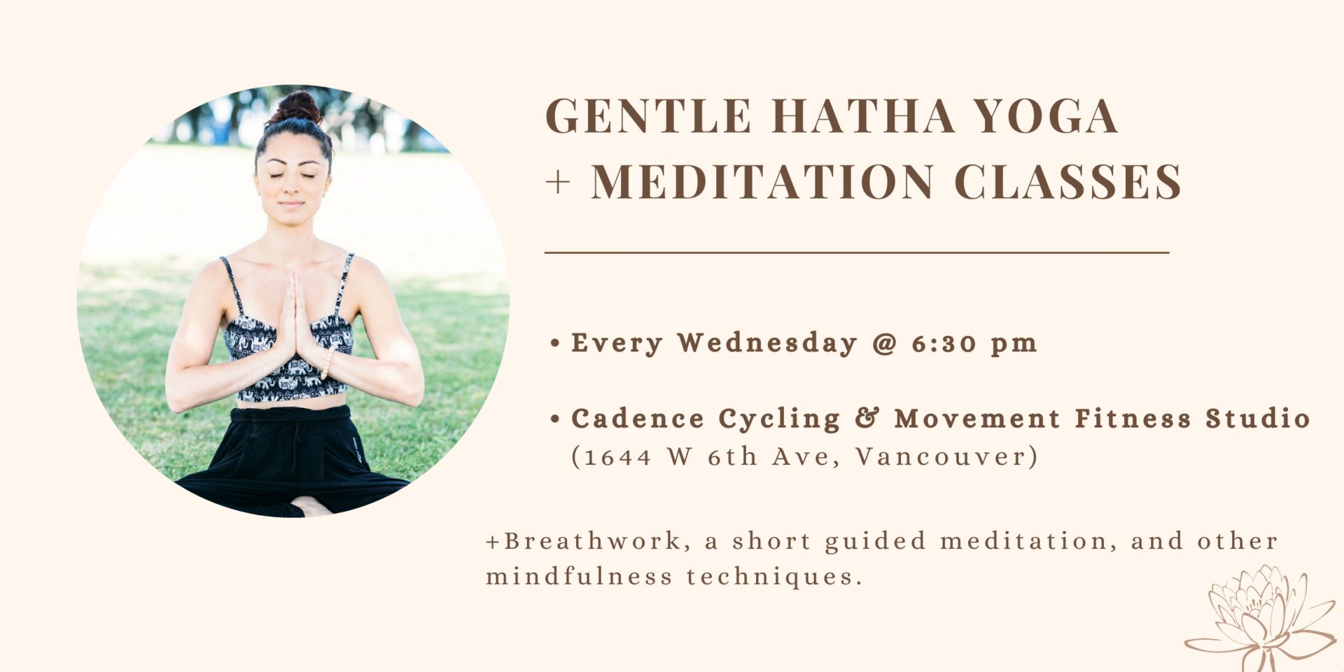 Gentle Hatha Yoga + Meditation Classes, Vancouver, British Columbia, Canada