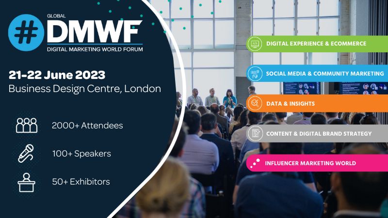 #DMWF Global 2023 (Digital Marketing World Forum), London, United Kingdom