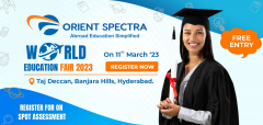 world education fair 2023 - Taj Deccan, Hyderabad