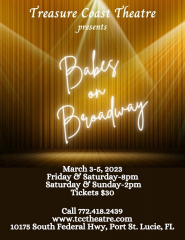 Treasure Coast Theatre presents "Babes on Broadway" a revue of Broadway favorites sung by women