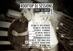 Saturday Night Rooftop DJ Session with Oscar Romp, Free Entry