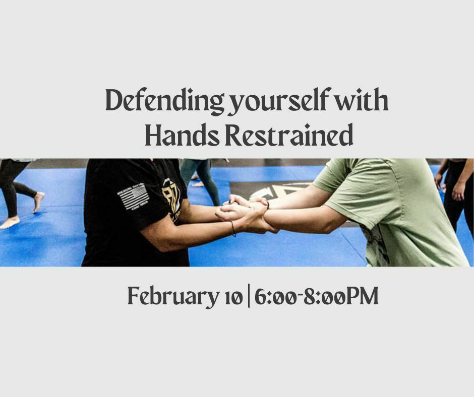 Self-Defense with Hands Restrained, Manassas, Virginia, United States