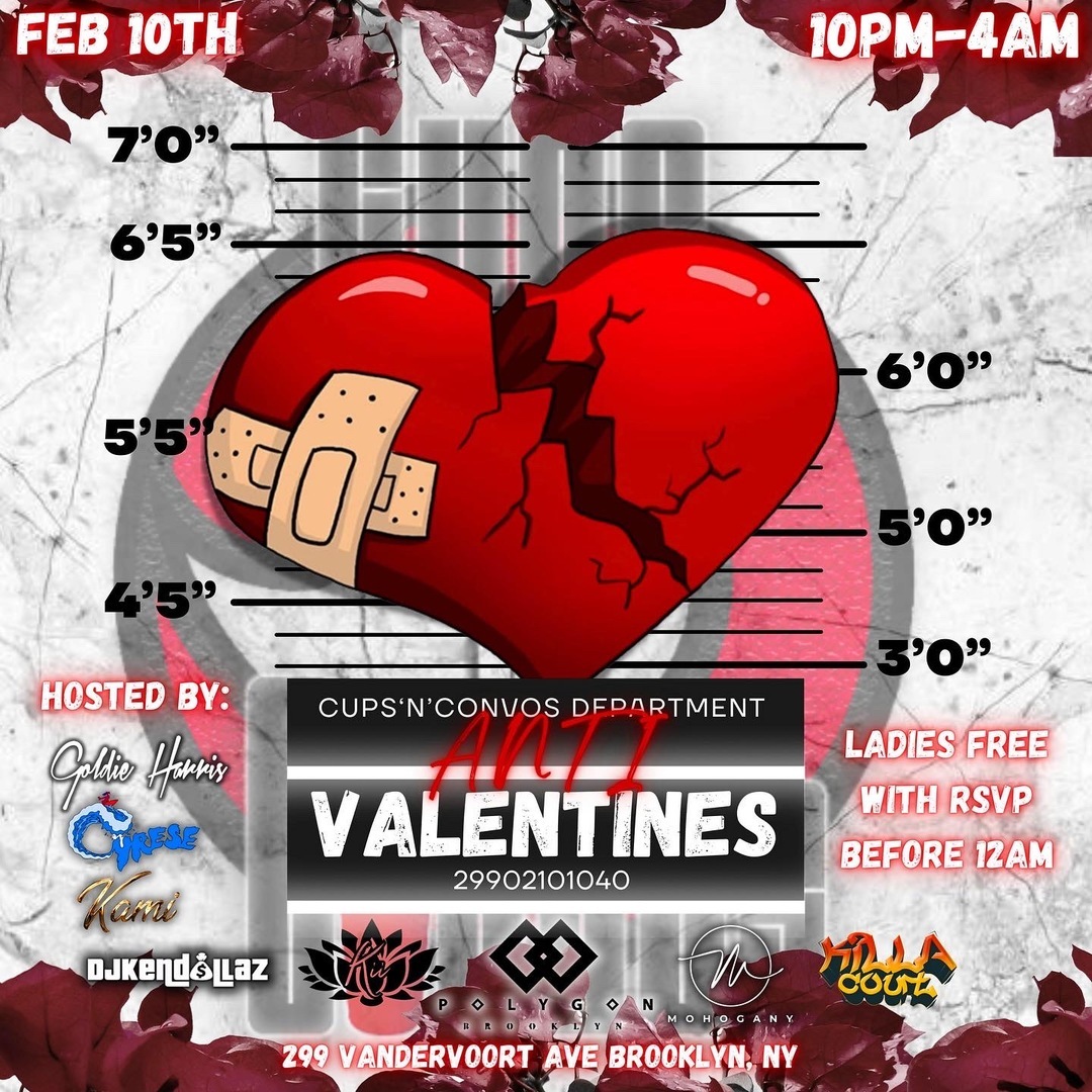 @CupsNConvos Anti Valentines Day Party!, Brooklyn, New York, United States