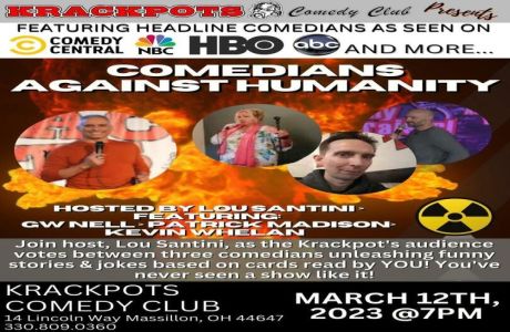 Lou Santini's Comedians Against Humanity at Krackpots Comedy Club Massillon, Massillon, Ohio, United States