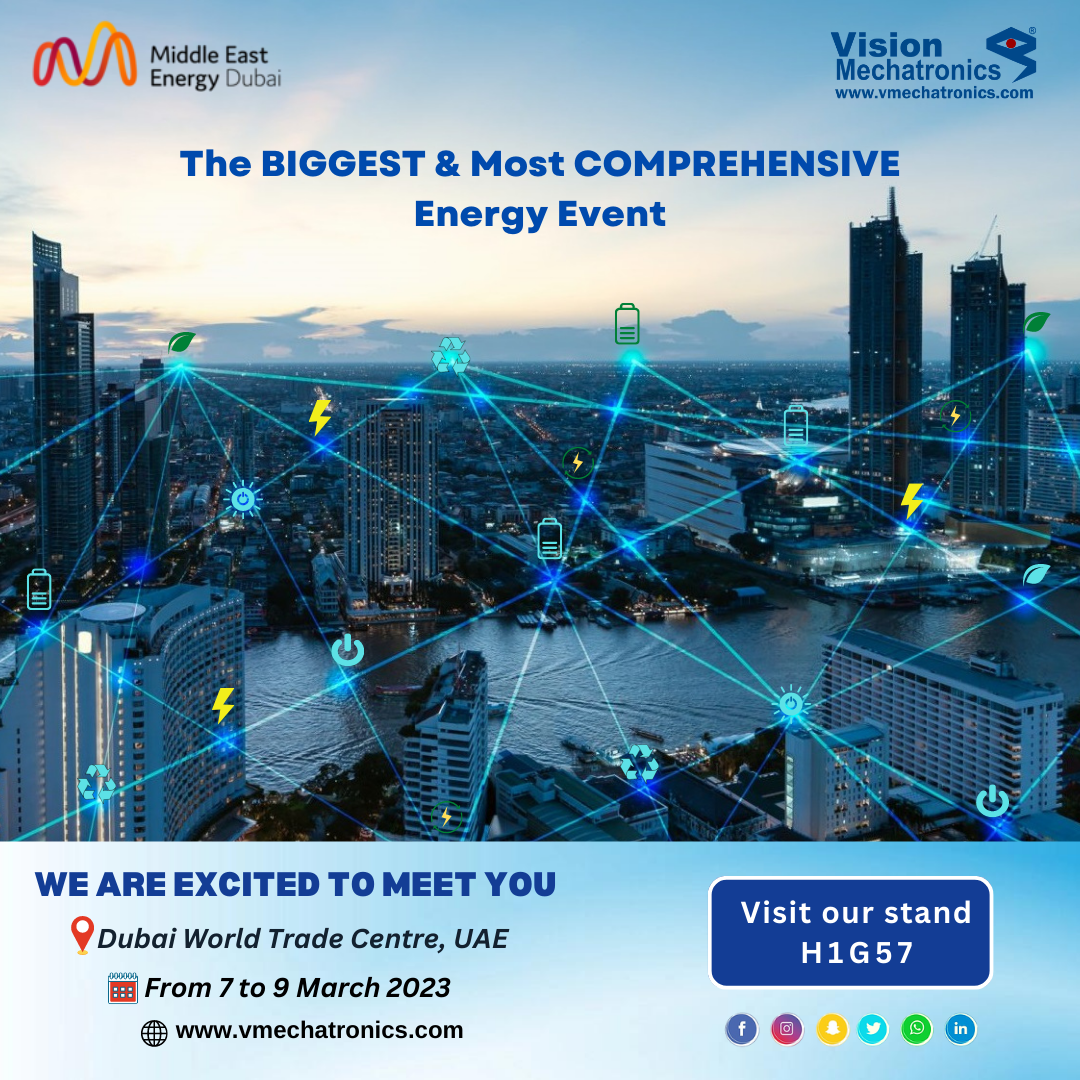 Vision Mechatronics at Middle East Energy Event 2023, World Trade Centre, Dubai,Dubai,United Arab Emirates