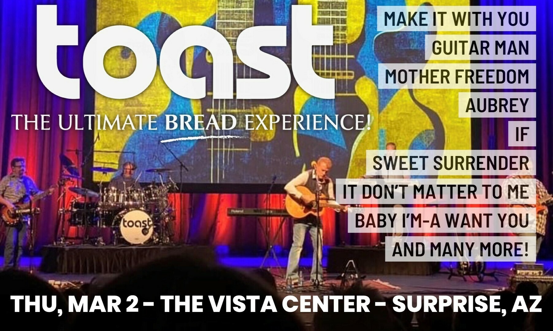 TOAST - The Ultimate Bread Experience (The Tribute), Surprise, Arizona, United States