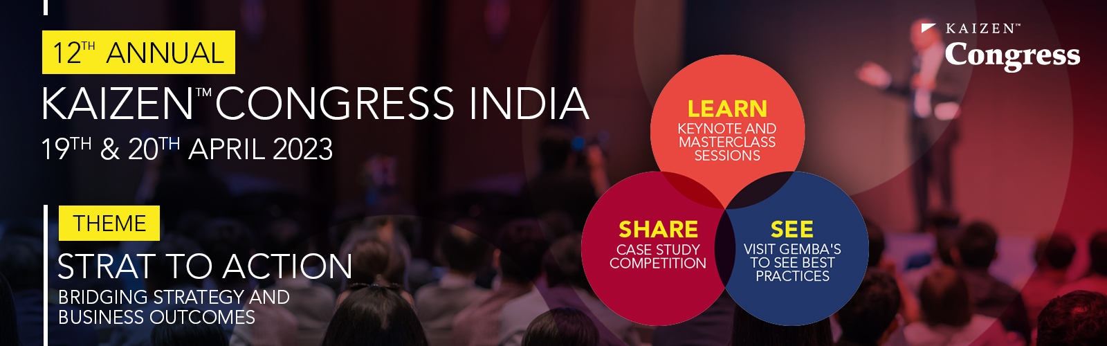 12th ANNUAL KAIZEN™ CONGRESS INDIA 2023, Pune, Maharashtra, India