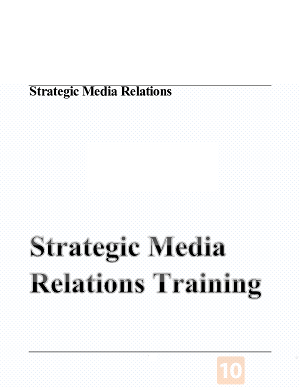 STRATEGIC MEDIA RELATIONS WORKSHOP, Mombasa, Kenya