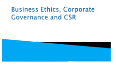CORPORATE GOVERNANCE BUSINESS ETHICS AND CORPORATE SOCIAL RESPONSIBILITY SEMINAR