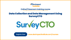 Training on Mobile Data Collection and Data Management Using SurveyCTO