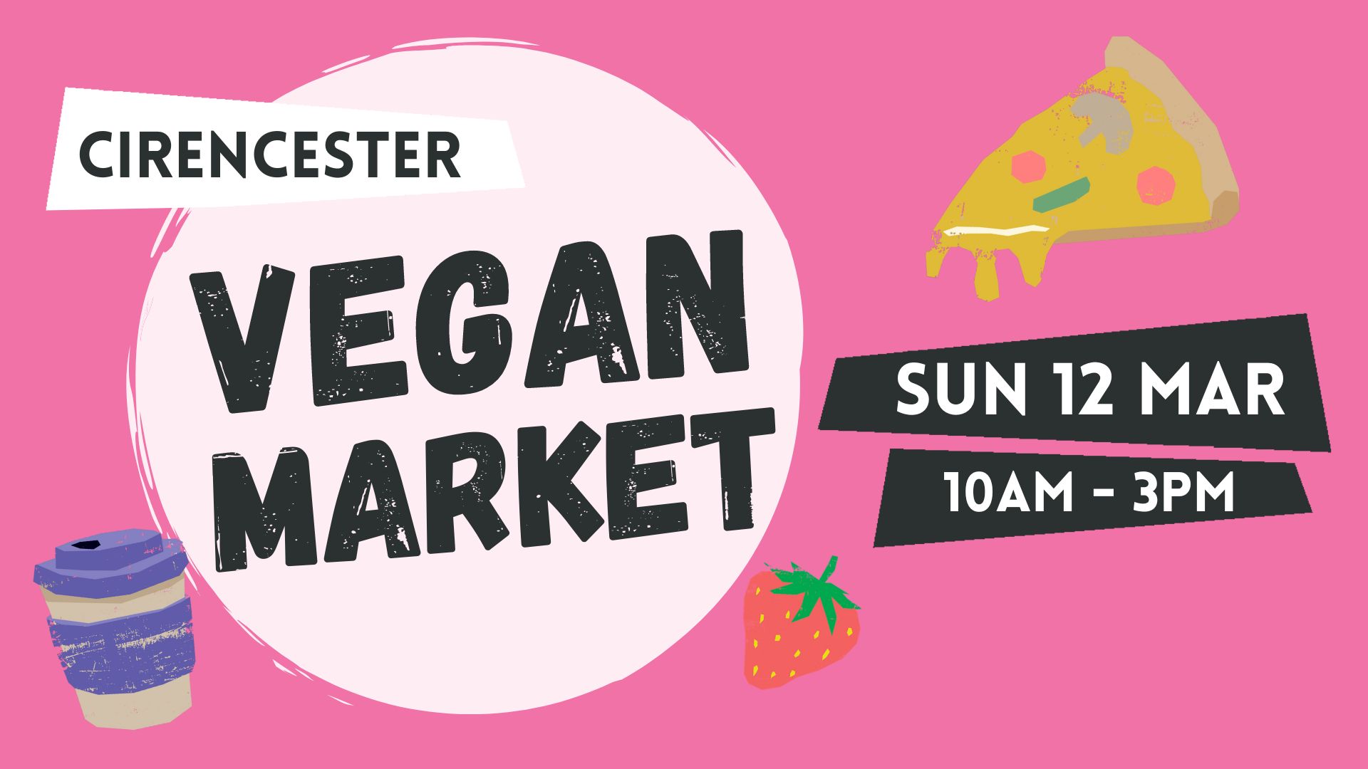 Cirencester Vegan Market - Mar 2023, Cirencester, England, United Kingdom