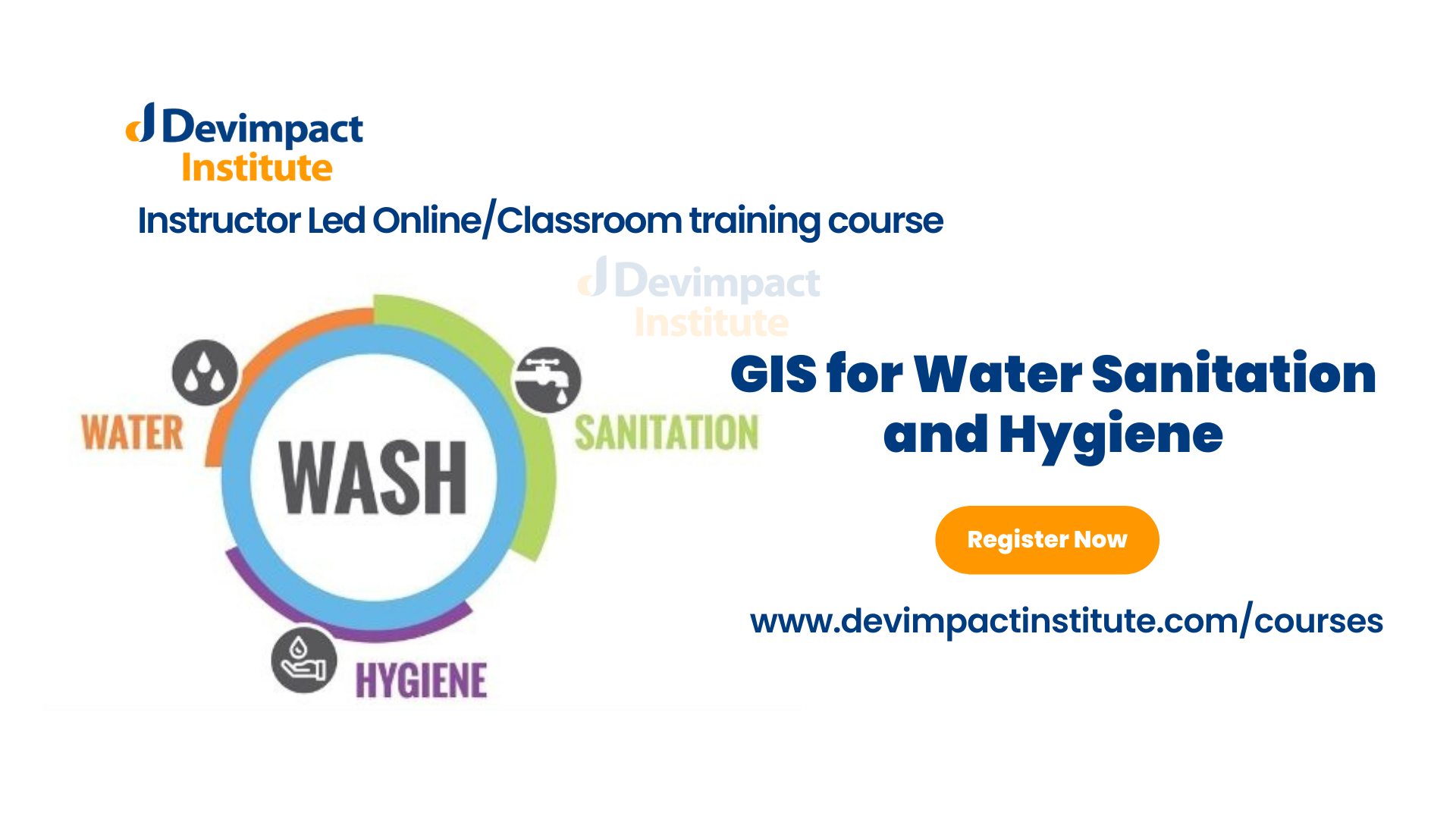 Training on GIS for Water Sanitation and Hygiene, Online Event
