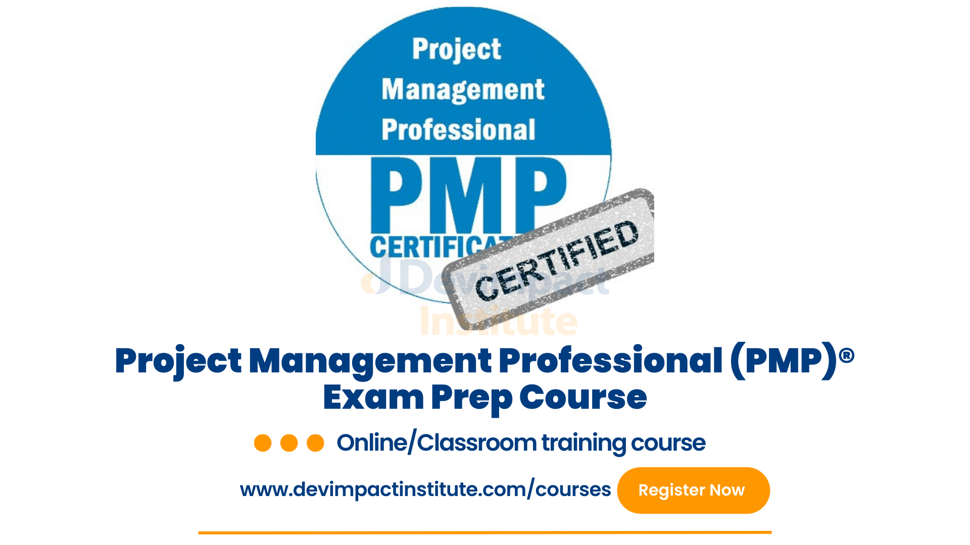 Project Management Professional (PMP)® Exam Prep Course, Online Event