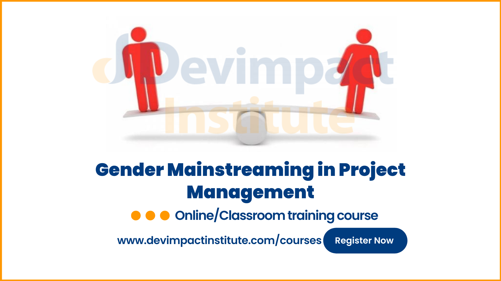 Training on Gender Mainstreaming in Project Management, Online Event