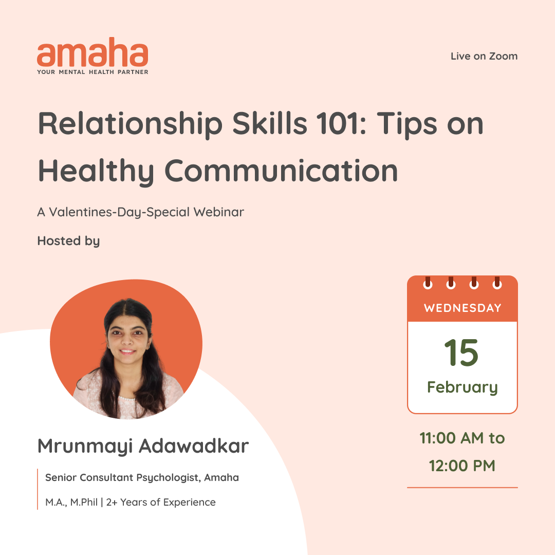 Relationship Skills 101: Tips on Healthy Communication, Online Event