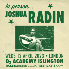 Joshua Radin live at O2 Academy Islington - London