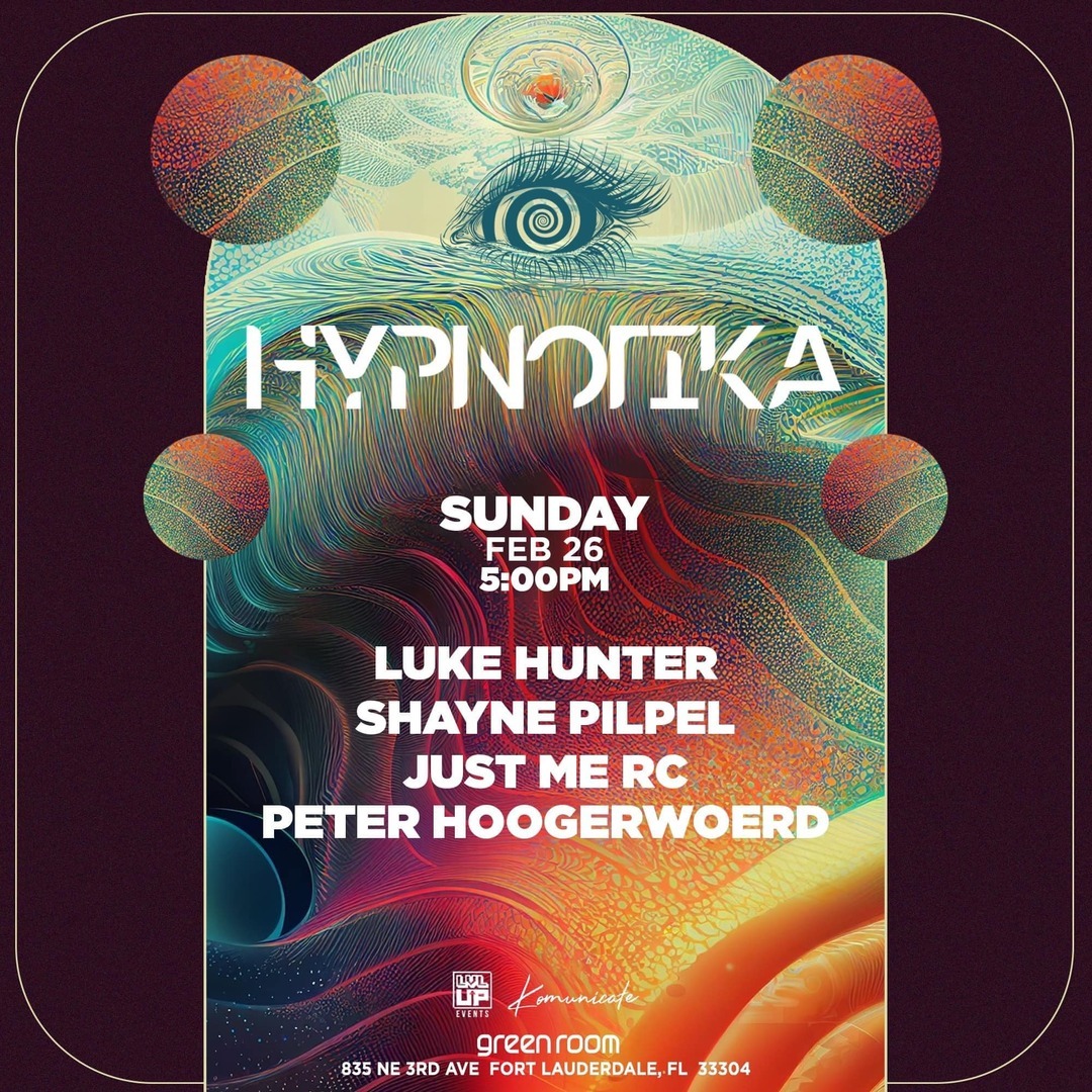 HYPNOTIKA at GREEN ROOM - 27 Bar and Lounge, Fort Lauderdale, Florida, United States