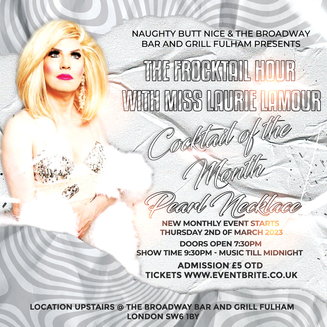 The Frocktail Hour With Miss LAURIE LAMOUR, London, England, United Kingdom