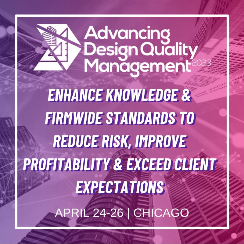 Advancing Design Quality Management 2023 Conference