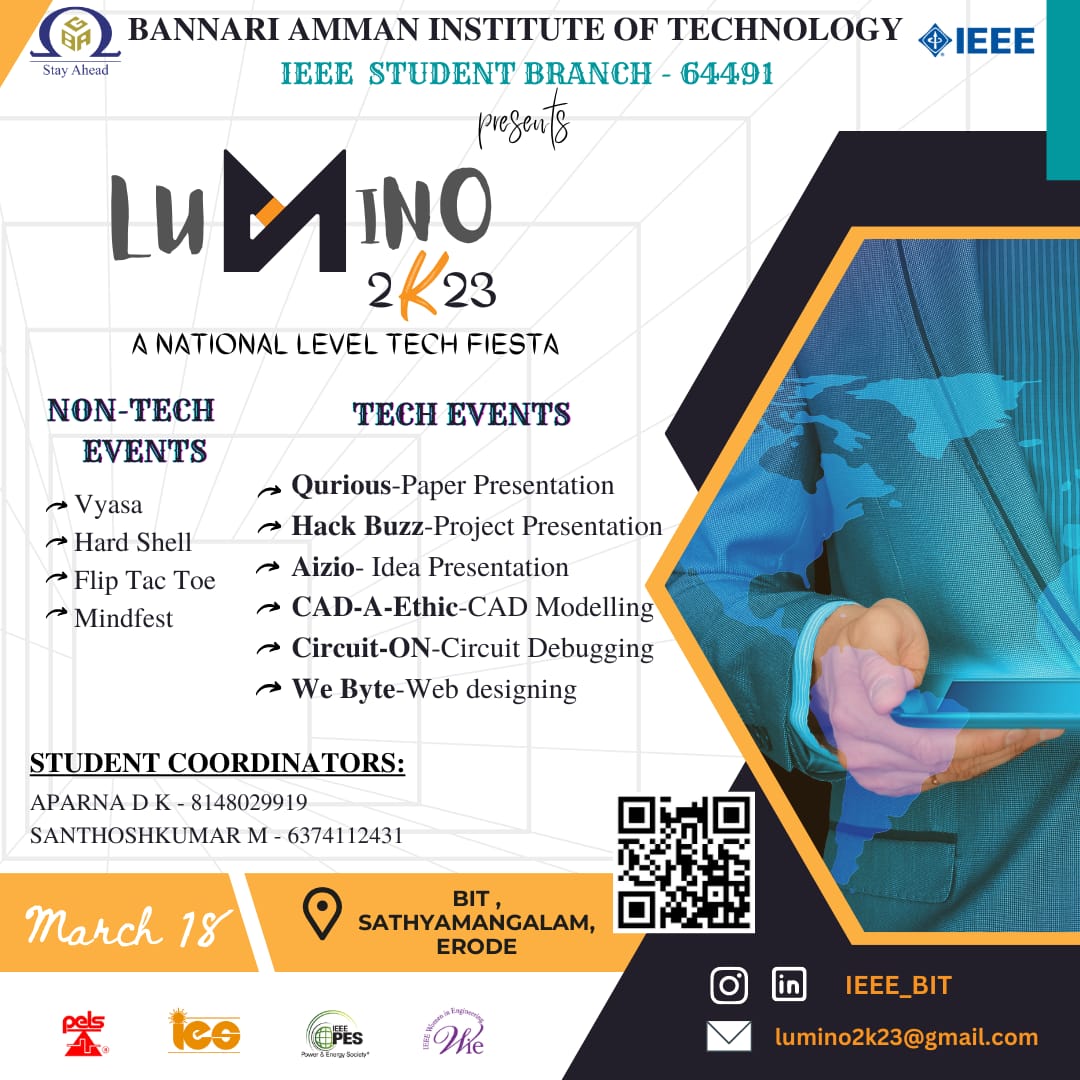 LUMINO 2K23, Erode, Tamil Nadu, India