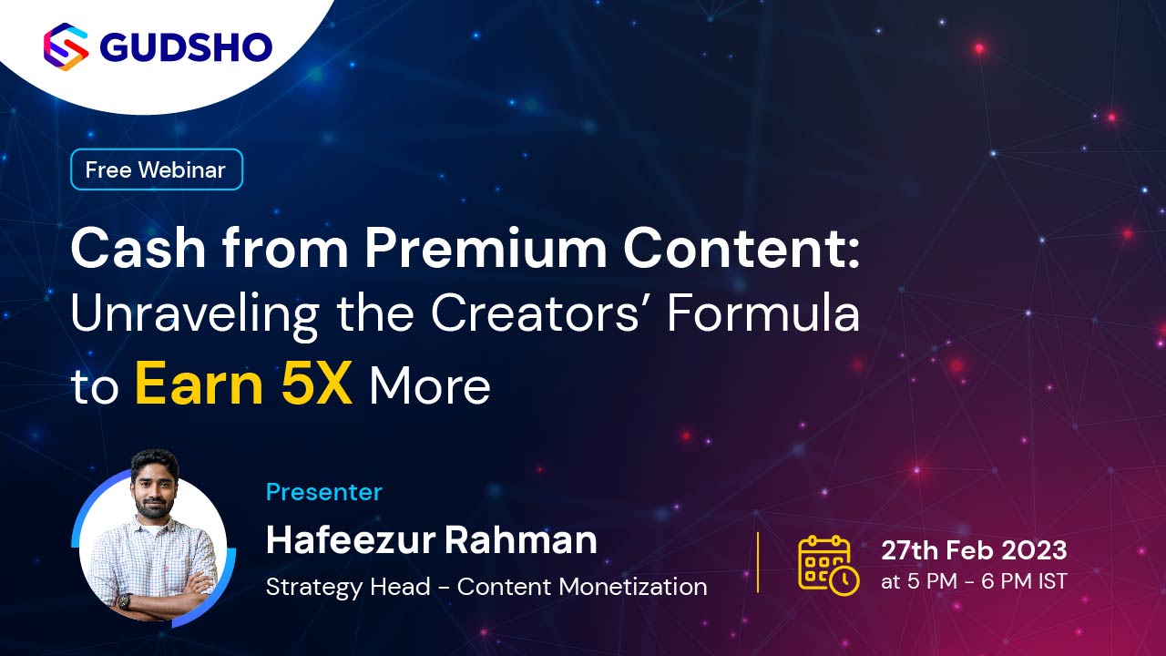 Cash from Premium Content: Unraveling the Creators’ Formula to Earn 5X More, Online Event