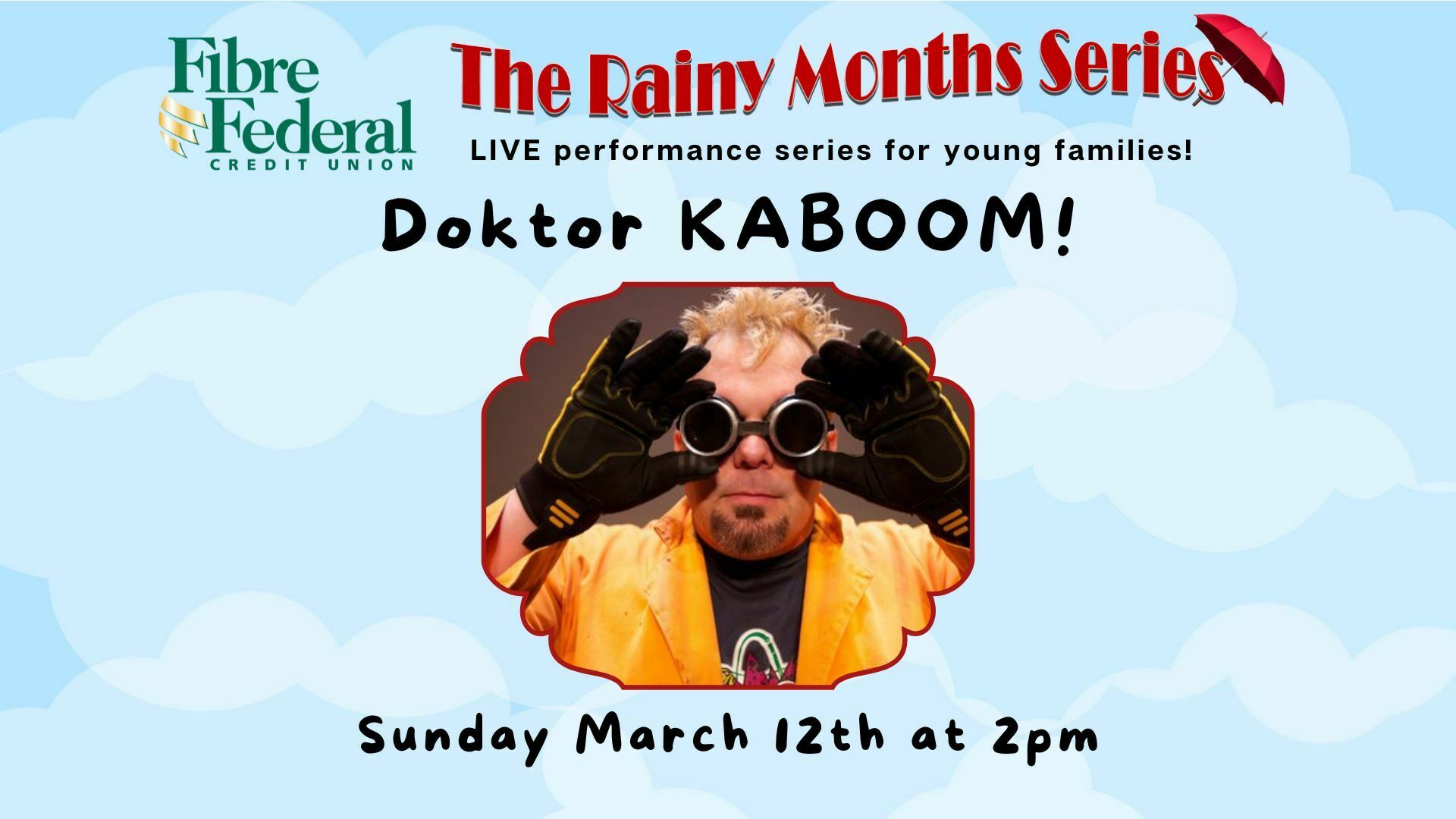 Doktor Kaboom! - Fibre Federal Rainy Month Series, Longview, Washington, United States