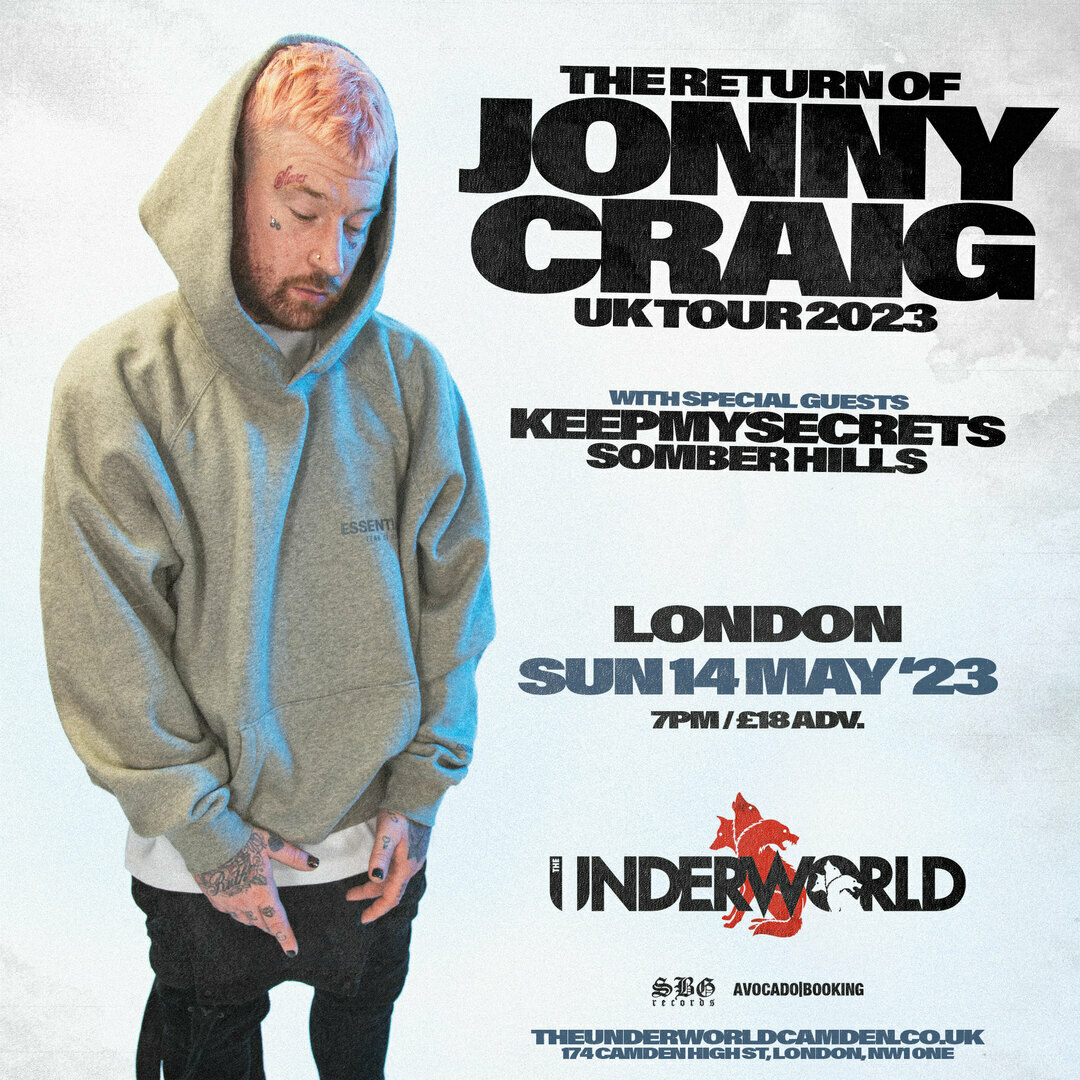 JONNY CRAIG at The Underworld - London, London, England, United Kingdom